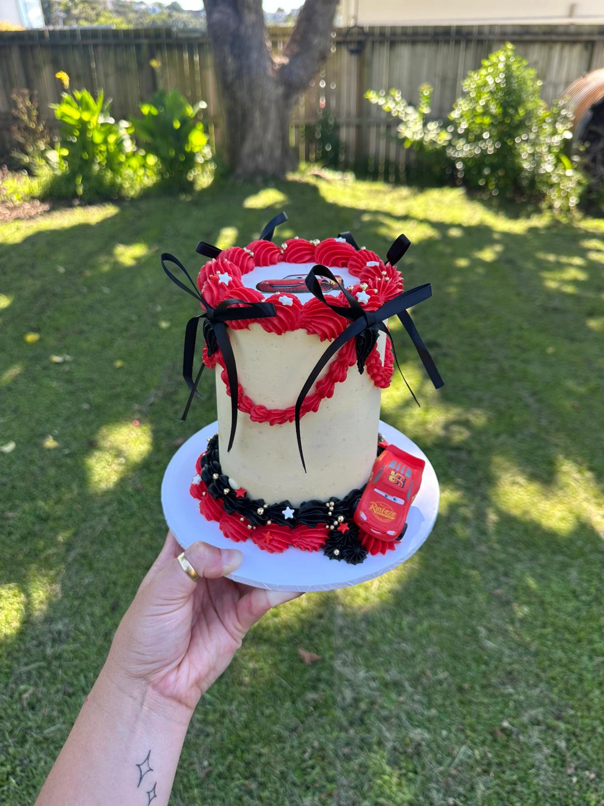 Bespoke custom cake Auckland – handcrafted celebration cake by Ruby Cakes Boutique
