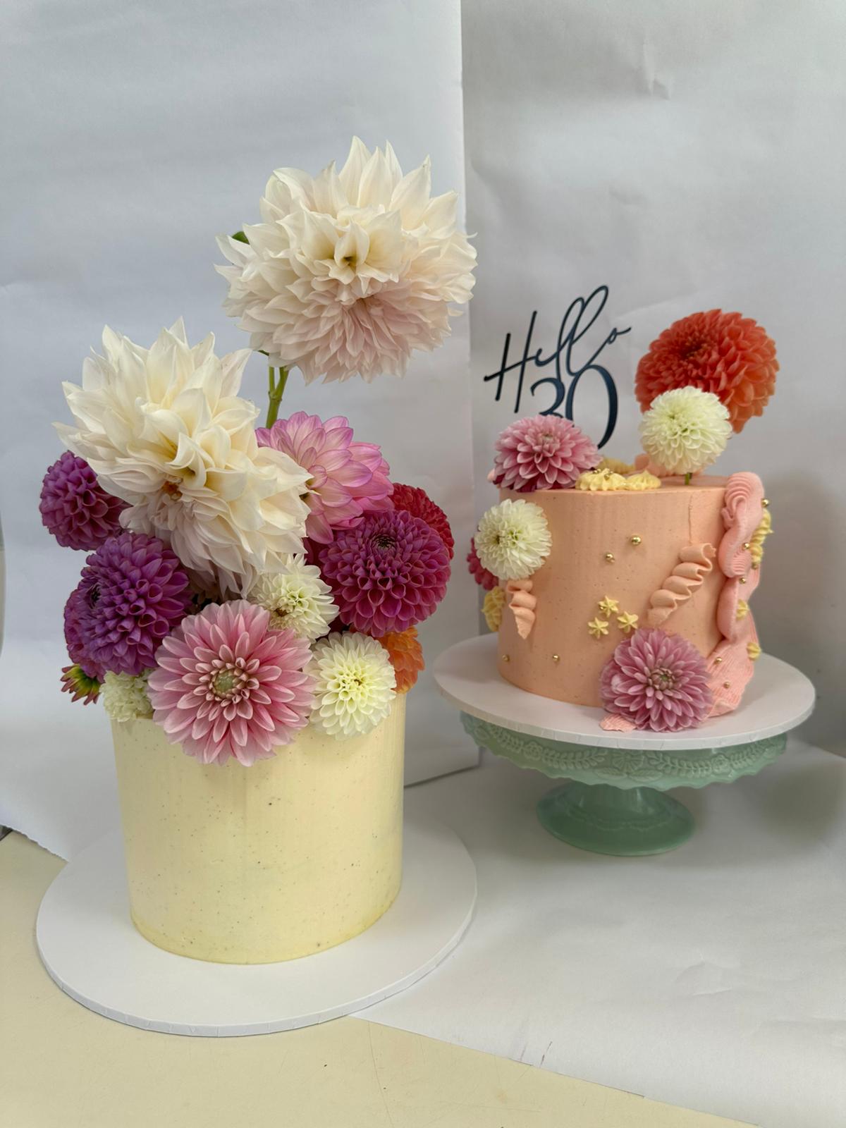 Bespoke wedding cake Auckland – botanical design by Ruby Cakes Boutique