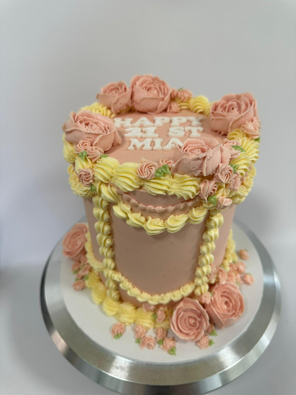 Order a celebration cake Auckland by Ruby Cakes Boutique