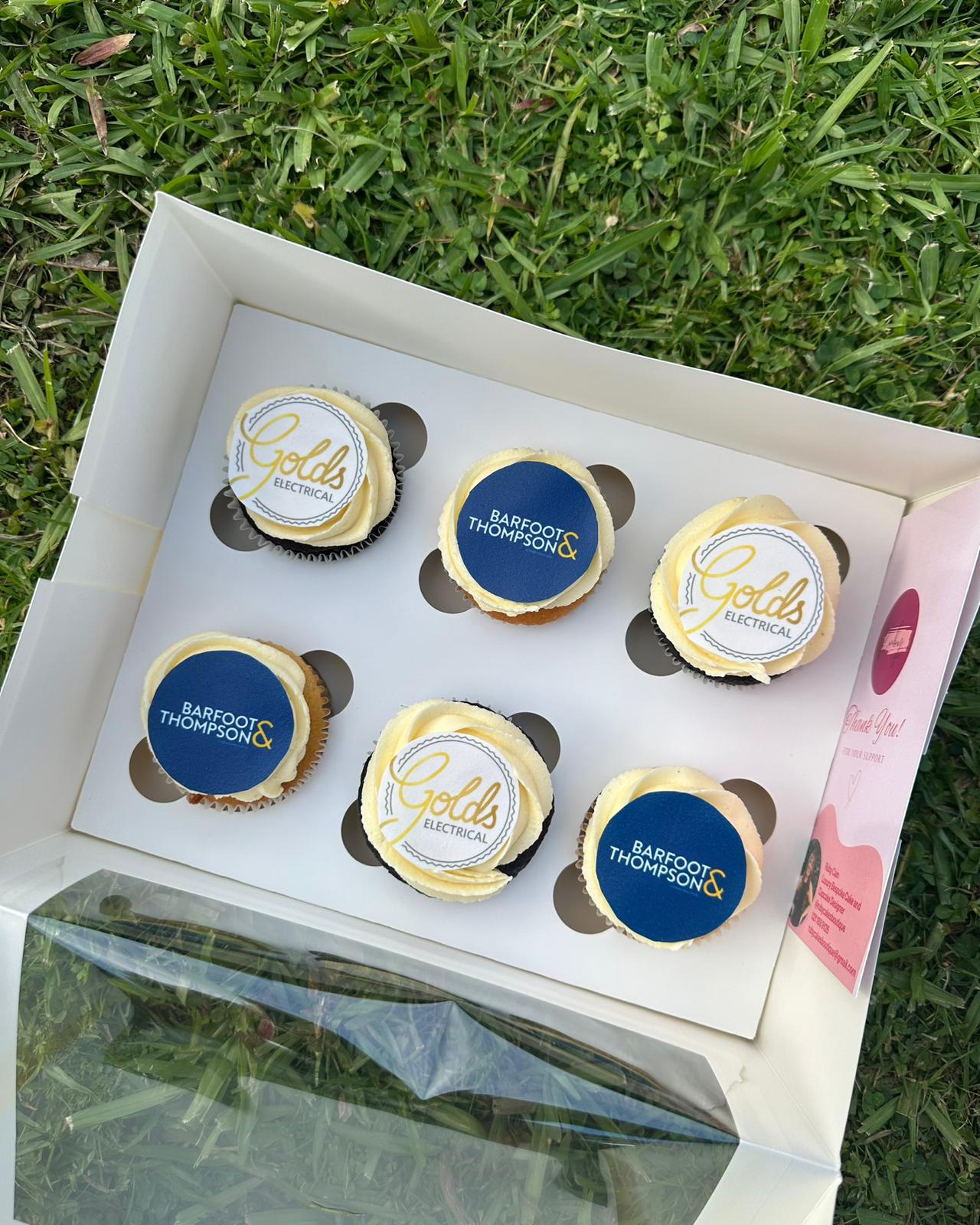 Custom printed-top cupcakes Auckland